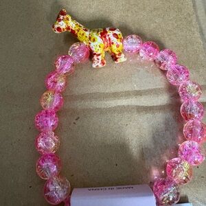 Simply Southern Pink and White Beaded Bracelet